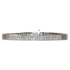 Bracciale con diamanti in oro bianco 18K 3,05ct