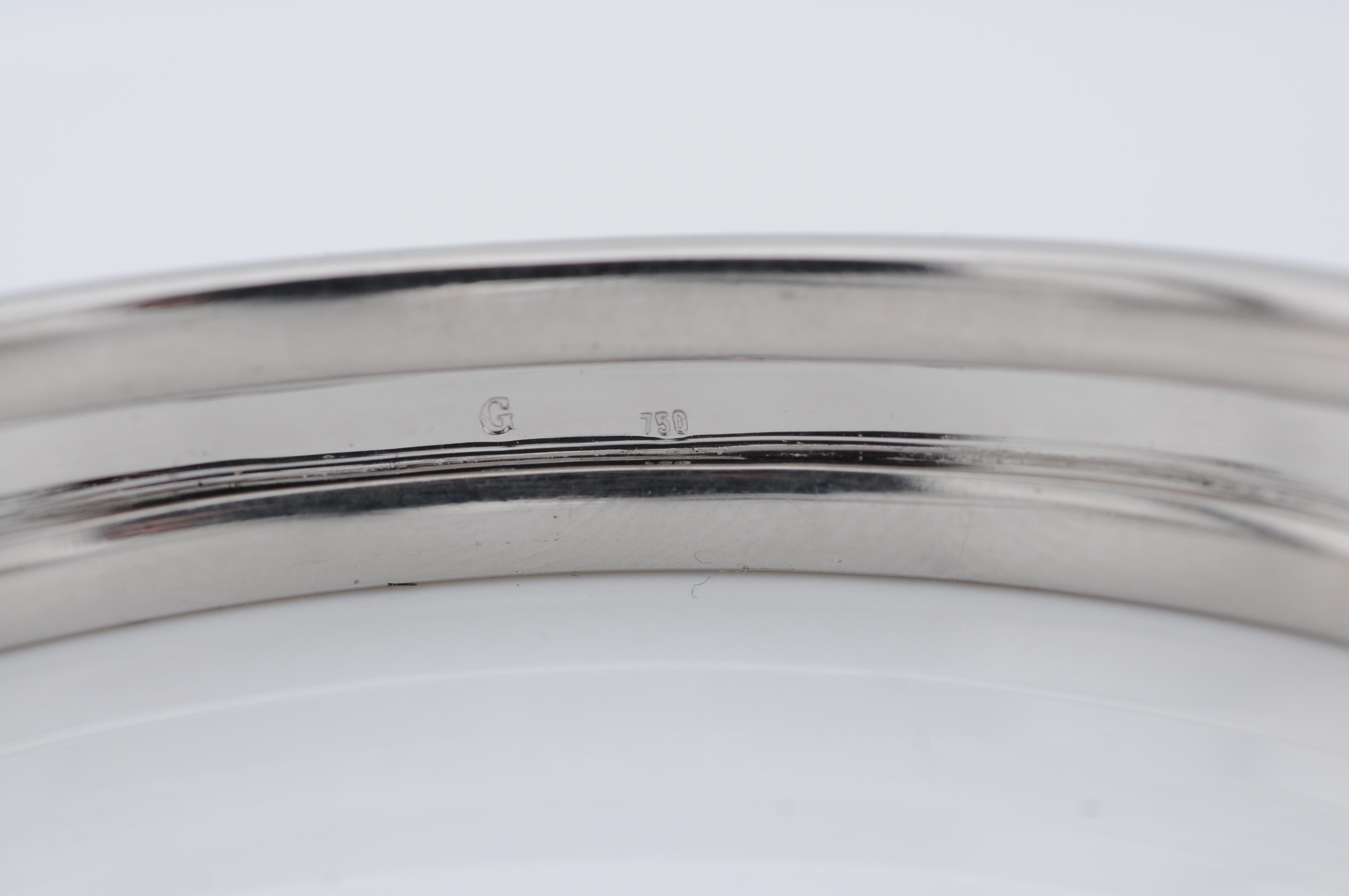 Bracciale con diamanti in oro bianco 18K - 8,5 carati, diamanti Navette e Baguette in vendita 7