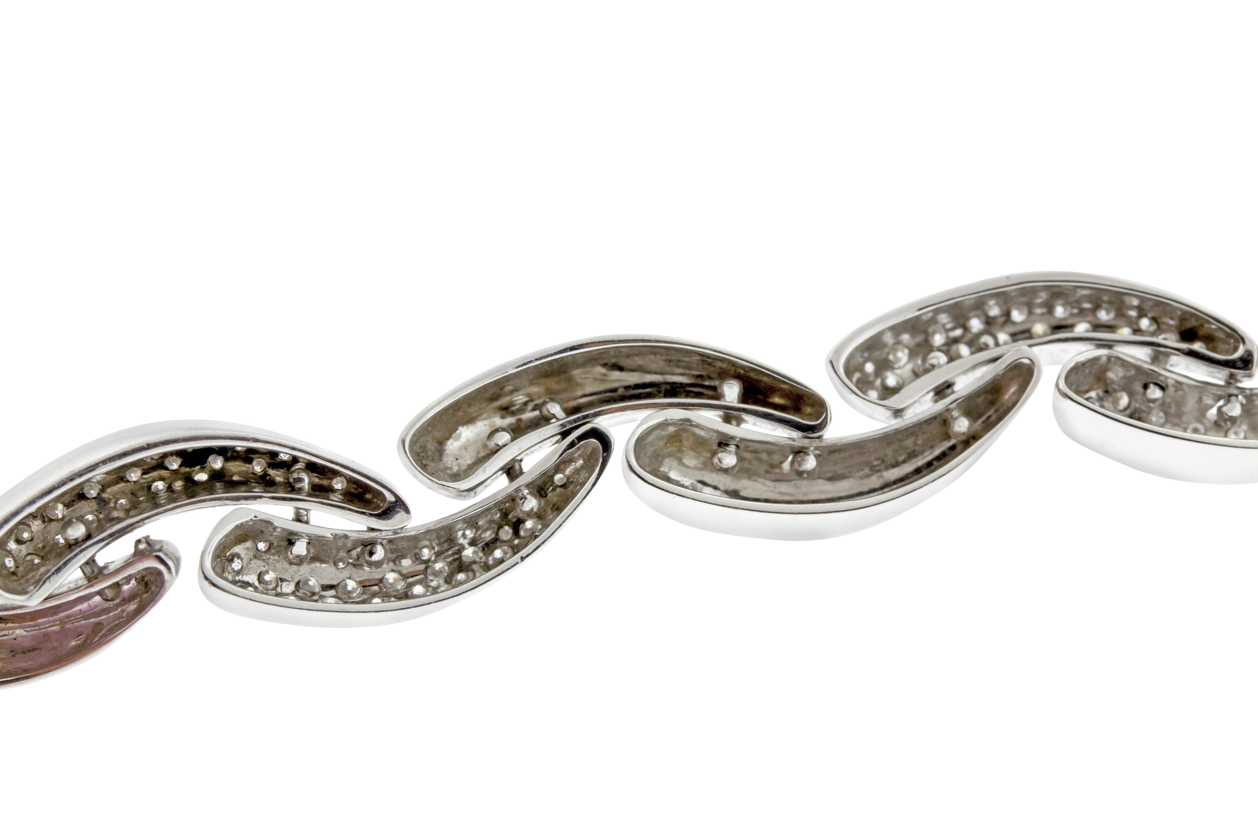 white gold tennis bracelet