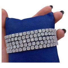 18k White Gold Diamond Bracelet