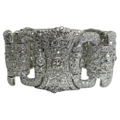 18K White Gold Diamond Bracelet