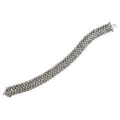 18K White Gold Diamond Bracelet
