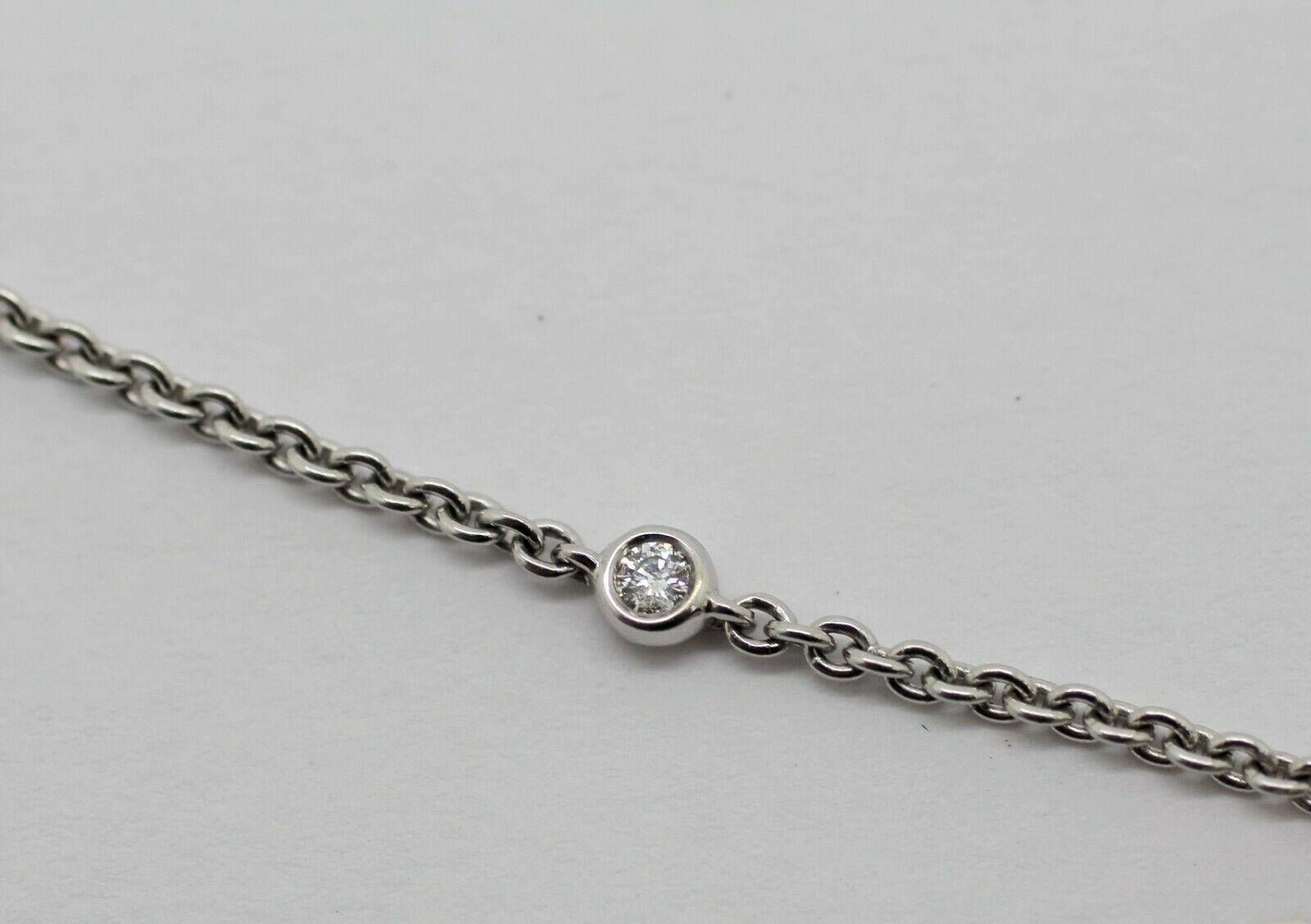18-karätiges Weißgold  DIAMOND CLUSTER BEZEL GRAPE Halskette für Damen oder Herren im Angebot