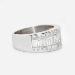 18K White Gold Diamond Cocktail Ring 2.00tdw, 9.1g