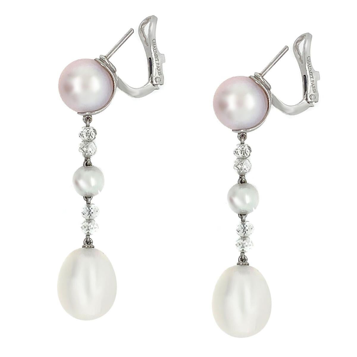 chaumet pearl earrings