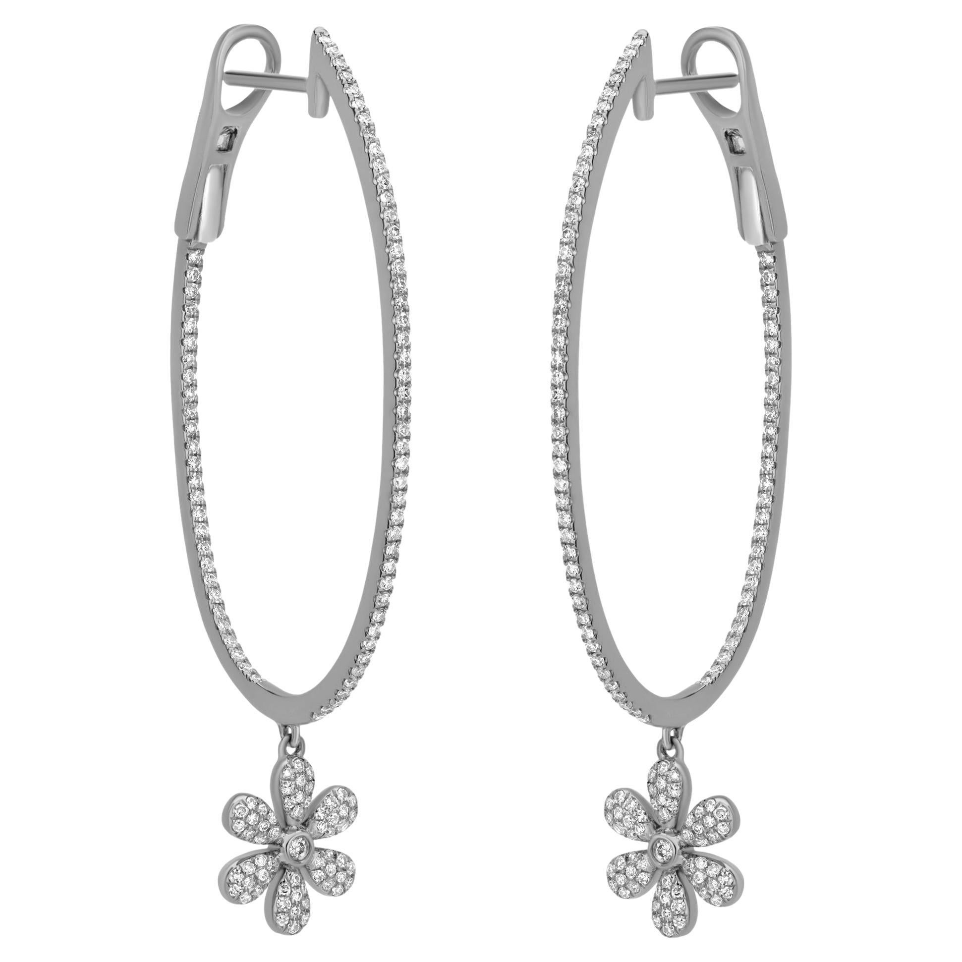 Flower Basket Earrings at 1stDibs