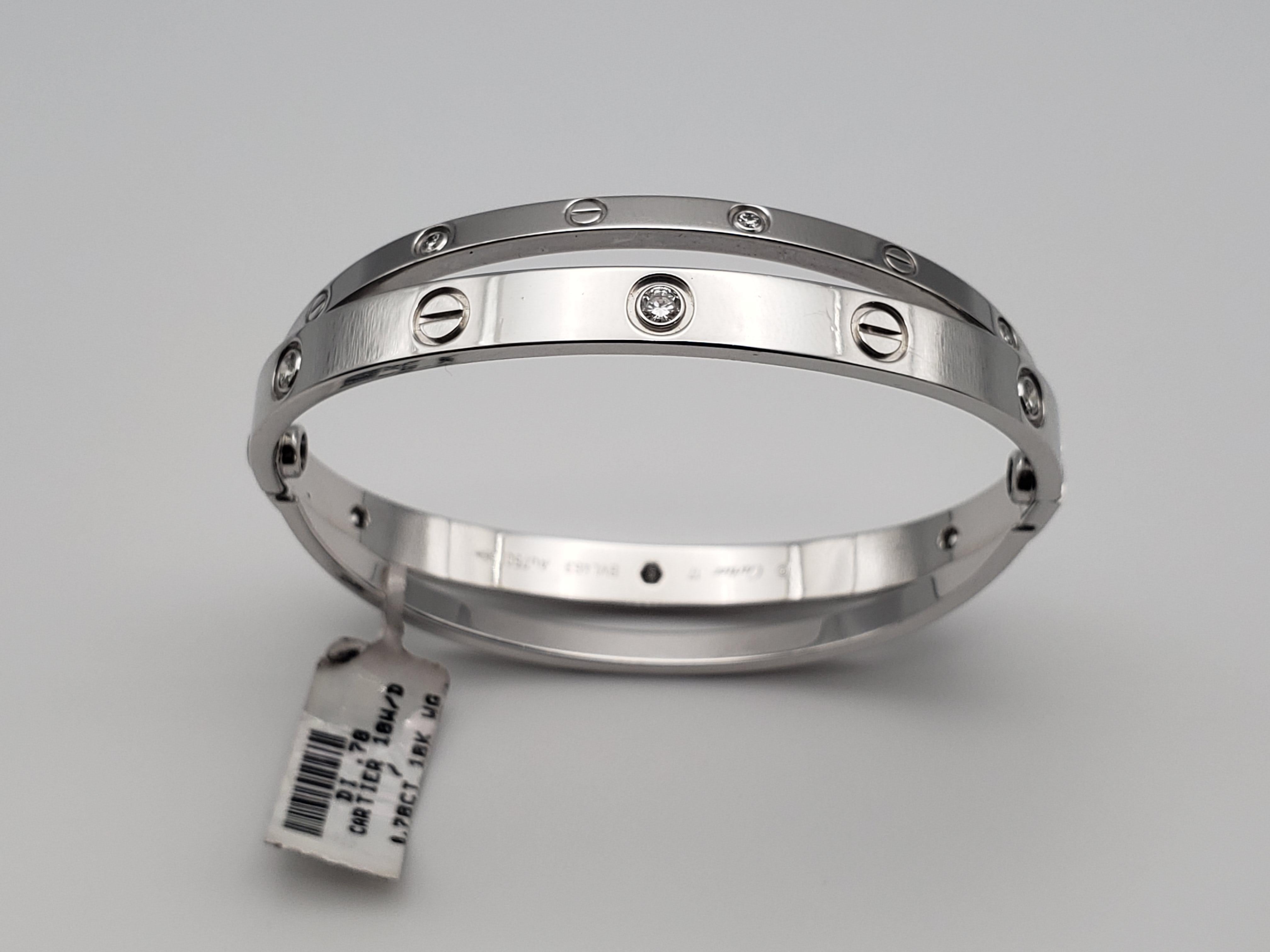 cartier bracelet silver