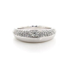 18K White Gold Diamond Dress Ring