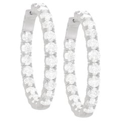 18K Weißgold Diamant-Ohrringe