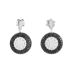 18K White Gold & Diamond Earrings PM-41