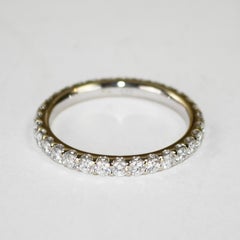 18K Weißgold Diamant Eternity Band 1.00ct
