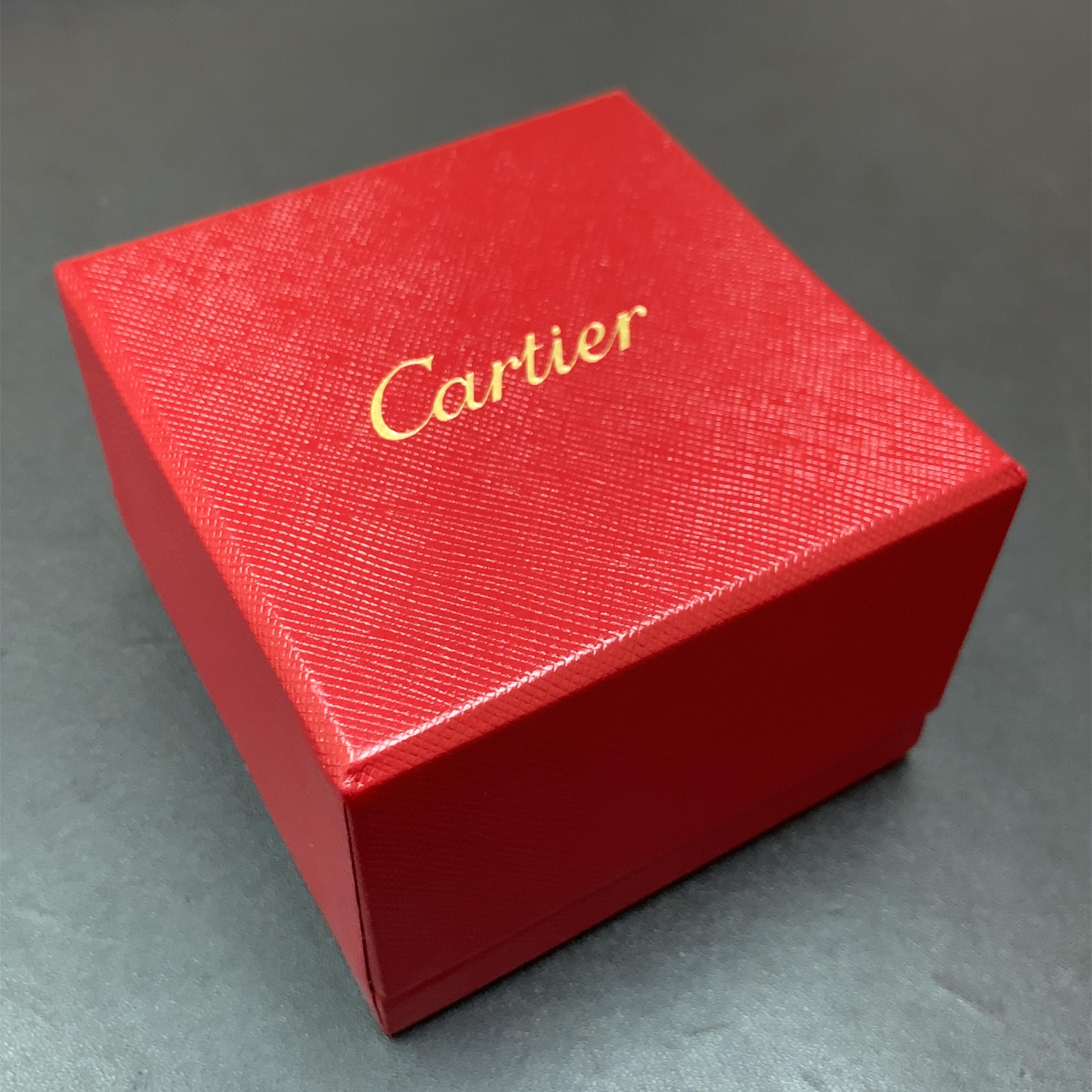 Contemporain Cartier, bague d'éternité en or blanc 18 carats avec diamants en vente