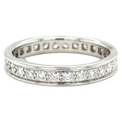 Fascia per l'eternità con diamanti in oro bianco 18 carati di Cartier