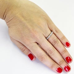 18K White Gold Diamond Eternity Band