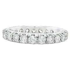 18K White Gold Diamond Eternity Band