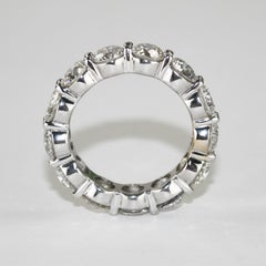 18K White Gold Diamond Eternity Ring 5.00ct
