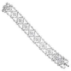 17,88 Karat Diamant-Tennisarmband aus 18 Karat Weißgold