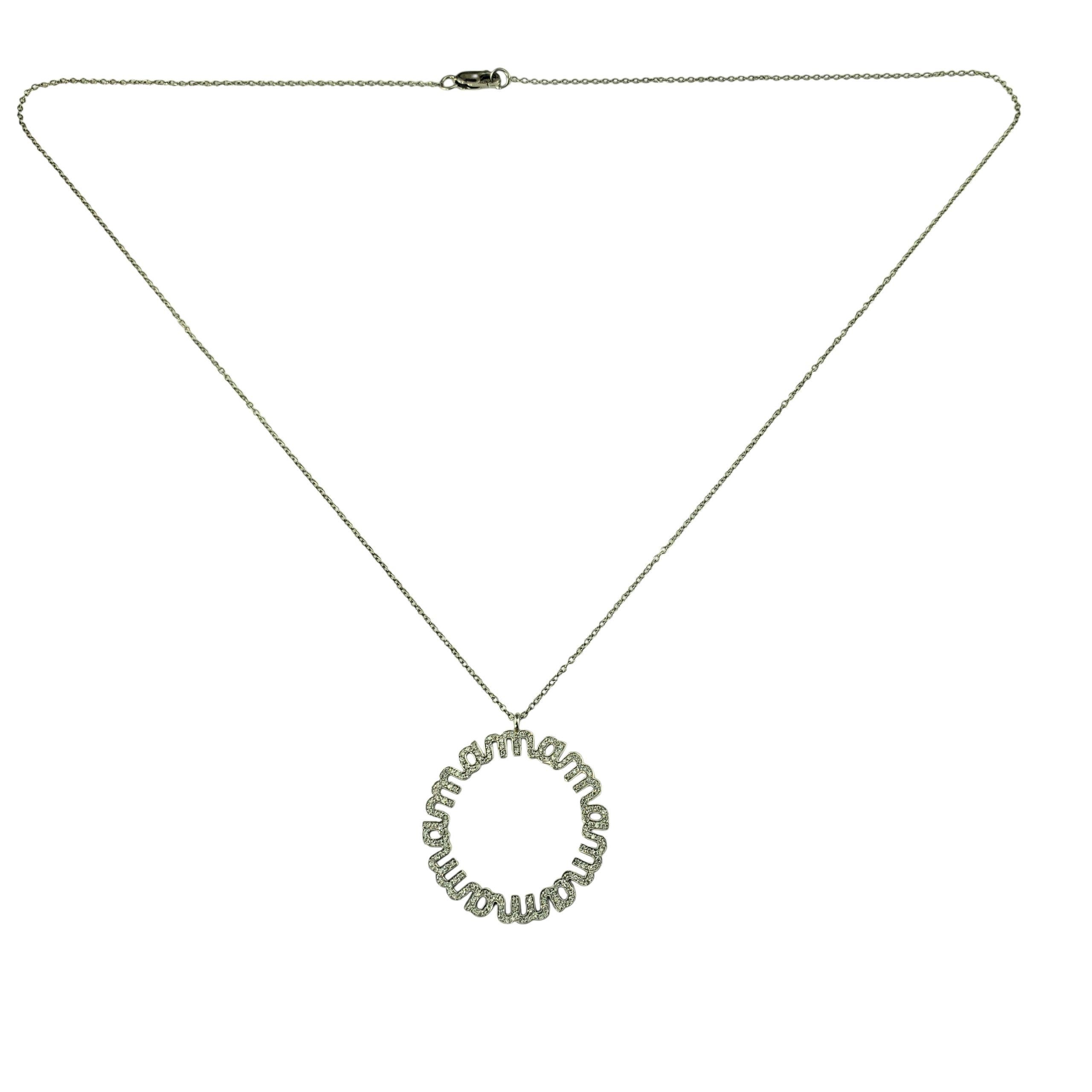 Collier à pendentif circulaire 