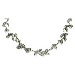 18K White Gold Diamond Necklace 6.50ct