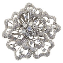 18K White Gold Diamond Pendant DP-01809A