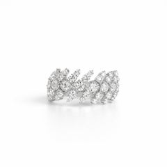 18K White Gold & Diamond Ring