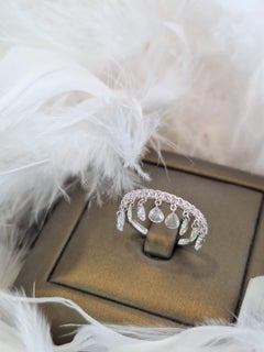 18K Weißgold Diamantring
