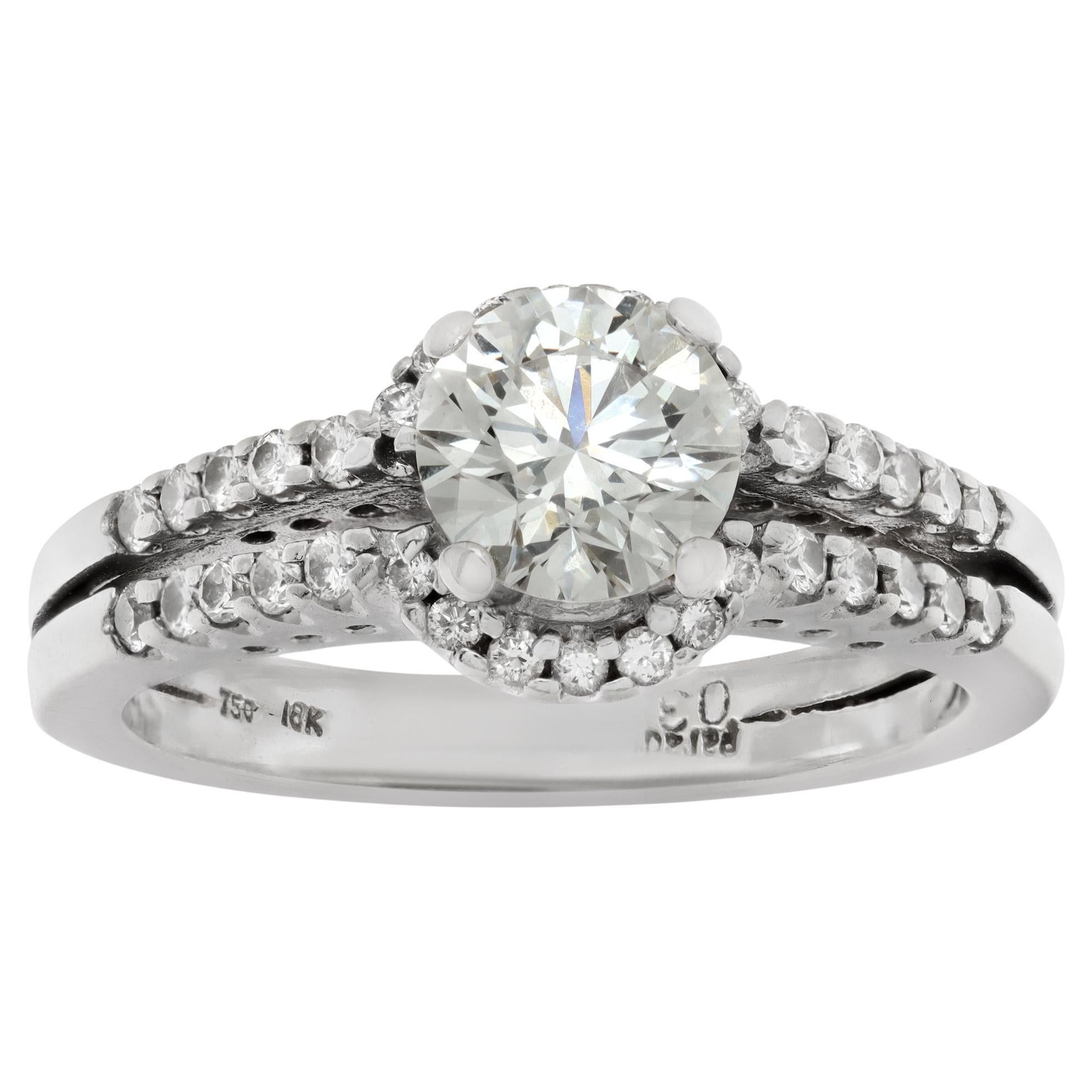 18K white gold Diamond ring
