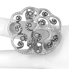18K White Gold 1.35ct Diamond Filigree Ring
