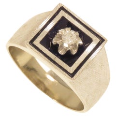 Retro 18k White Gold Diamond Ring