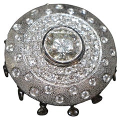18K White Gold Diamond Ring
