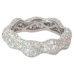18 Karat Weißgold & Diamantring