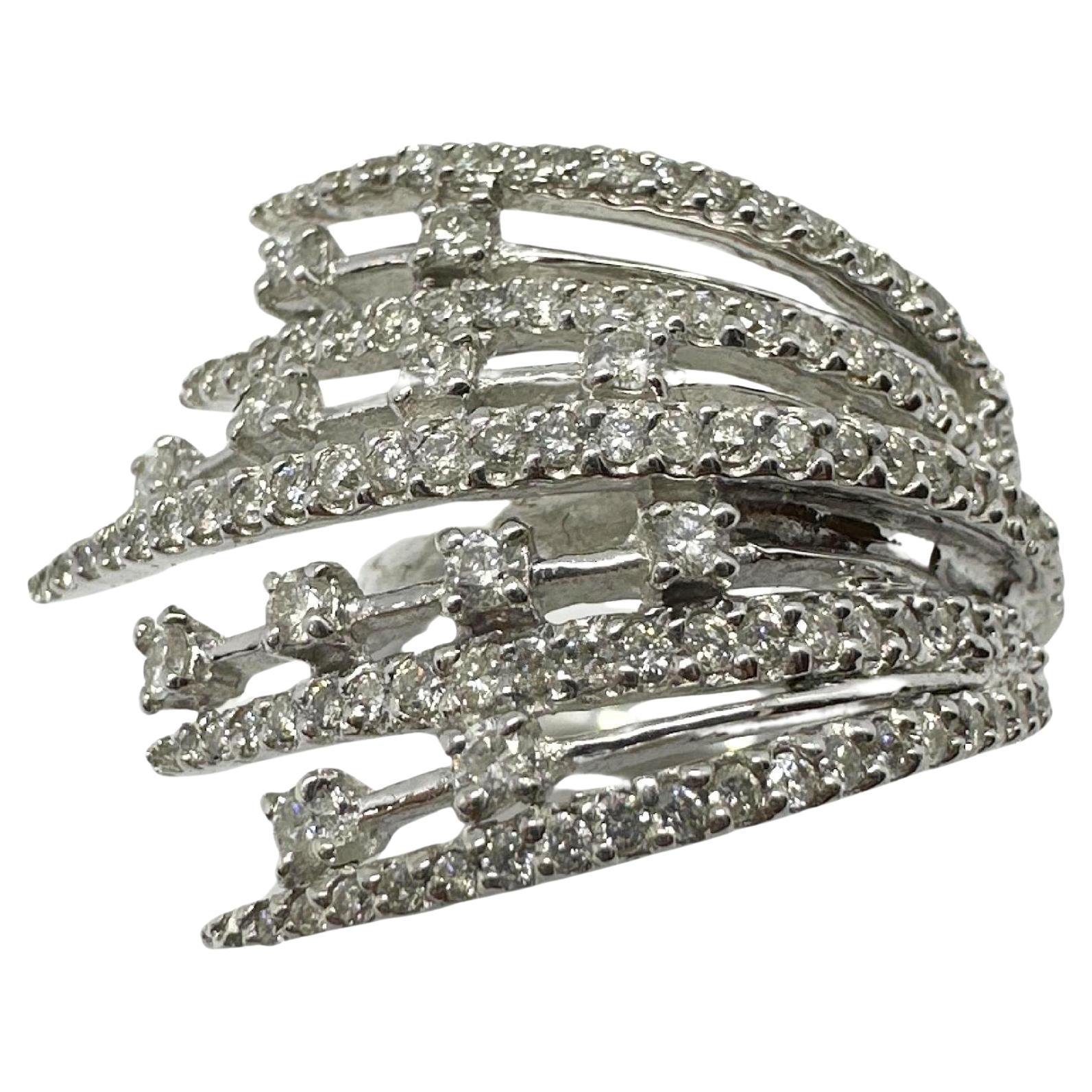 18k White Gold Diamond Ring