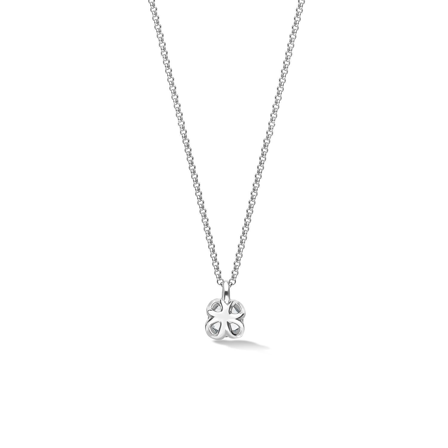 Ciondolo Stargazer con diamante in oro bianco 18k - 0,50ct in vendita 1