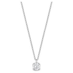 Ciondolo Stargazer con diamante in oro bianco 18k - 0,50ct