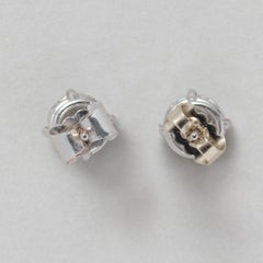 Diamant-Ohrstecker aus 18k Weißgold