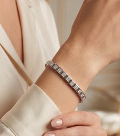 18K White Gold Diamond Tennis Bracelet 2.20ct G–H IF–VS Brilliant Diamonds