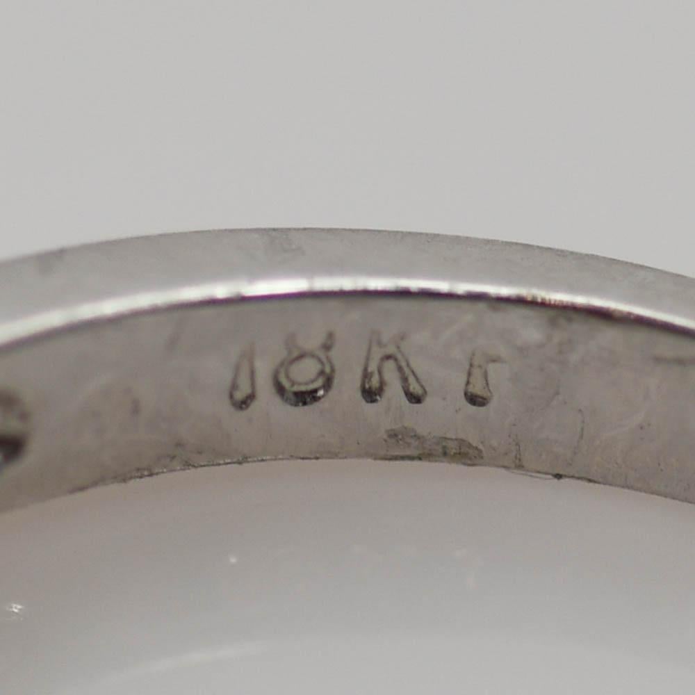 18K Weißgold Diamant Ehering Set 1,10ct im Zustand „Hervorragend“ im Angebot in Laguna Beach, CA