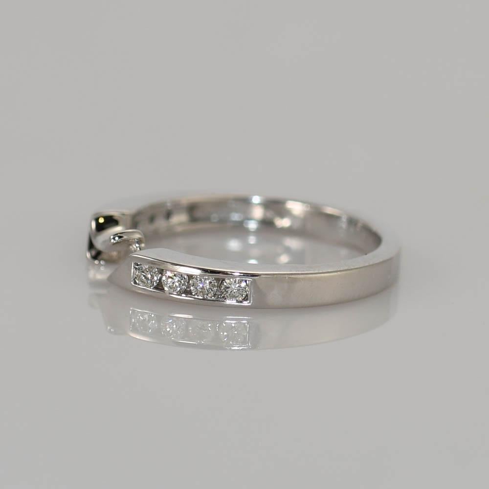 18K Weißgold Diamant Ehering Set 1,10ct im Angebot 3