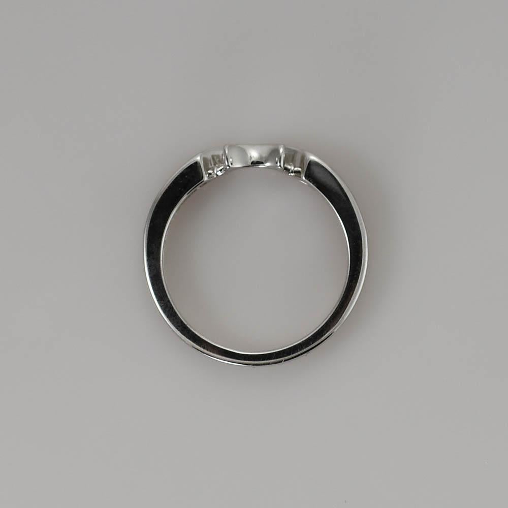 18K Weißgold Diamant Ehering Set 1,10ct im Angebot 4