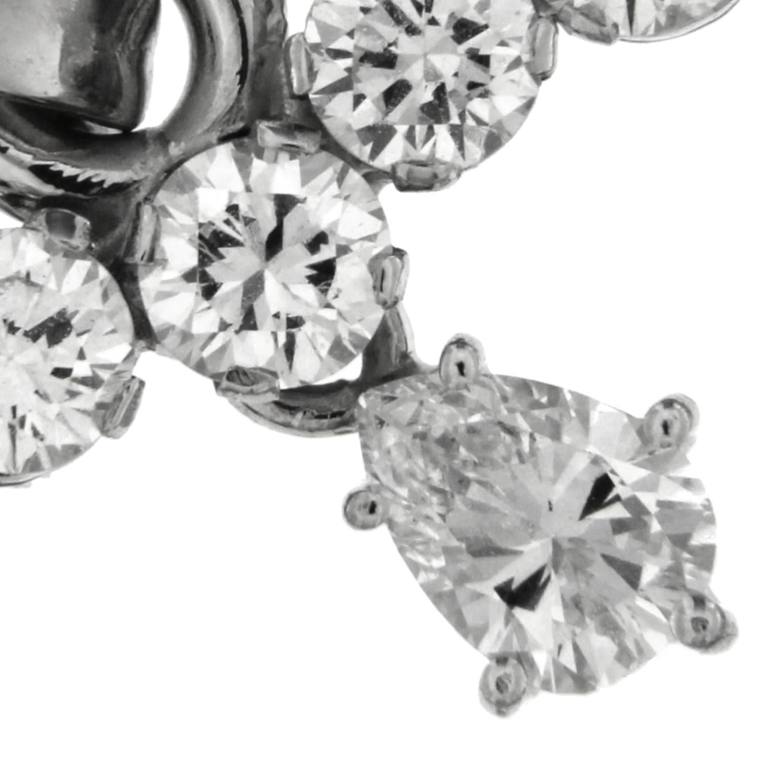 Pendentif en or blanc 18 carats en forme de cœur Neuf - En vente à Milano, Lombardia