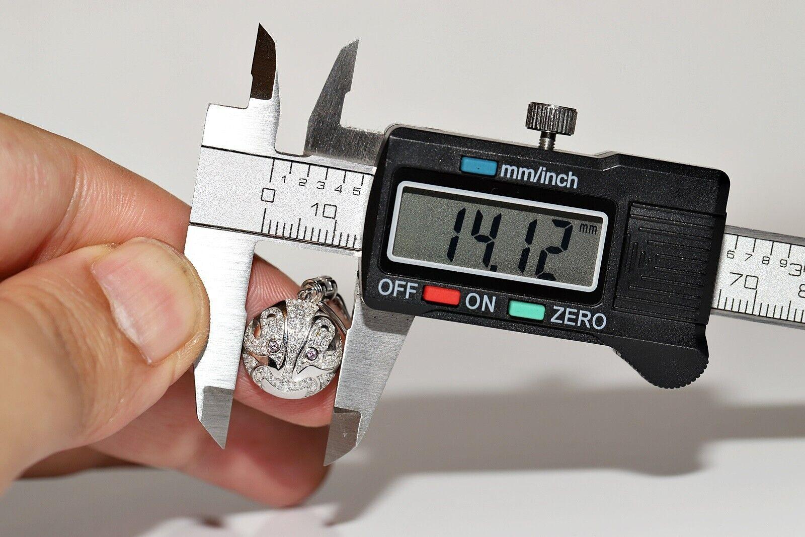 18k Weißgold Divin Marke natürlichen Diamanten verziert Dragon Sytle Drop Ohrring Damen im Angebot