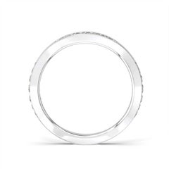 Anello con diamante a forma di marquise in oro bianco 18 carati Donna "1/4 di carato