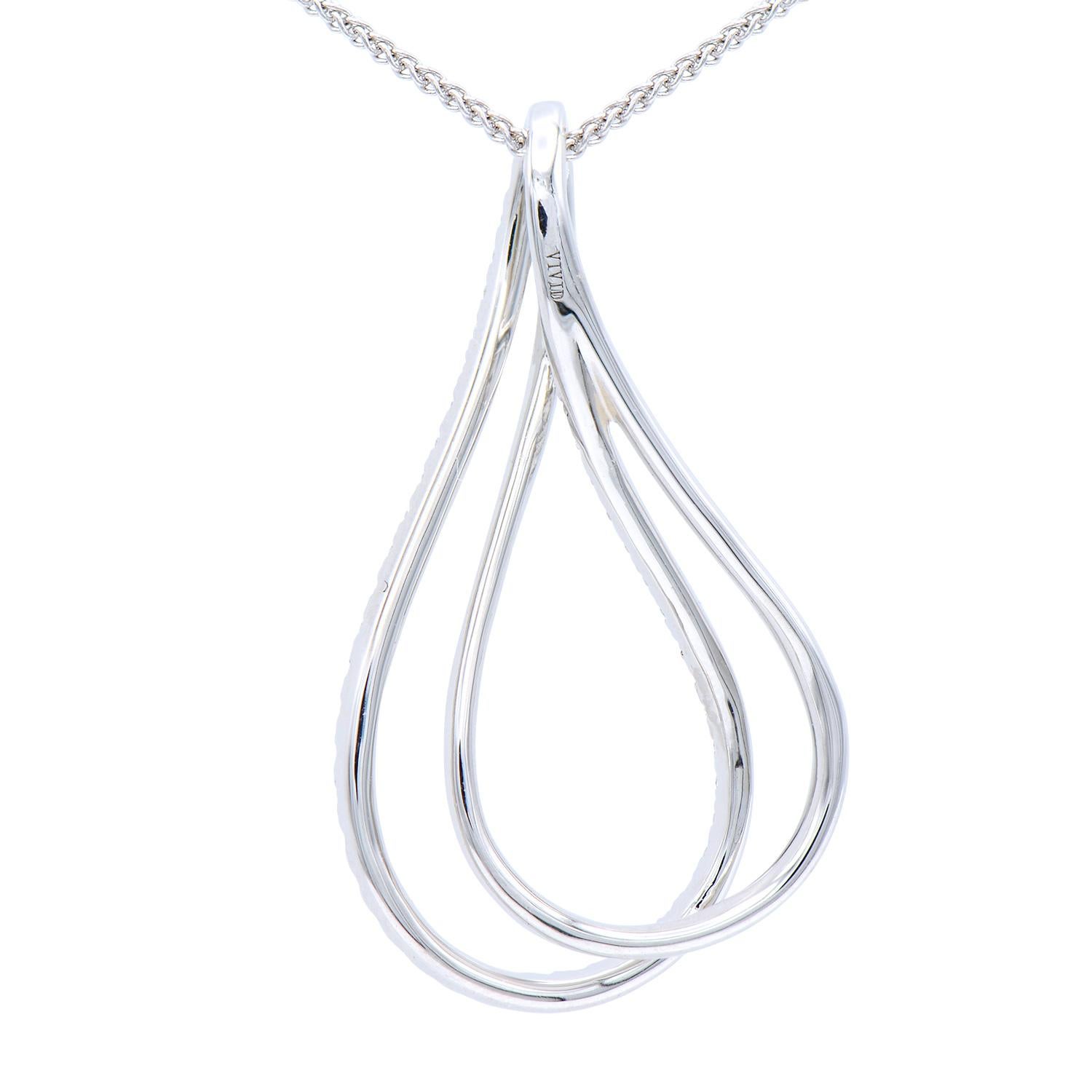 double teardrop necklace