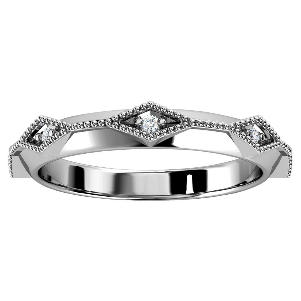 For Sale:  18K White Gold Elsa Diamond Ring