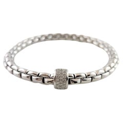  18K White Gold Fope Flex It EKA Collection Bracelet #15827