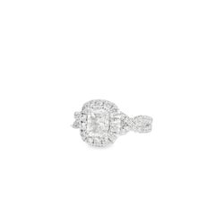 18k White Gold GIA Certified 1.01ct Diamond Engagement Ring