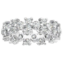 Used 18K White Gold Greta Eternity Diamond Ring '2 1/2 Ct. tw'