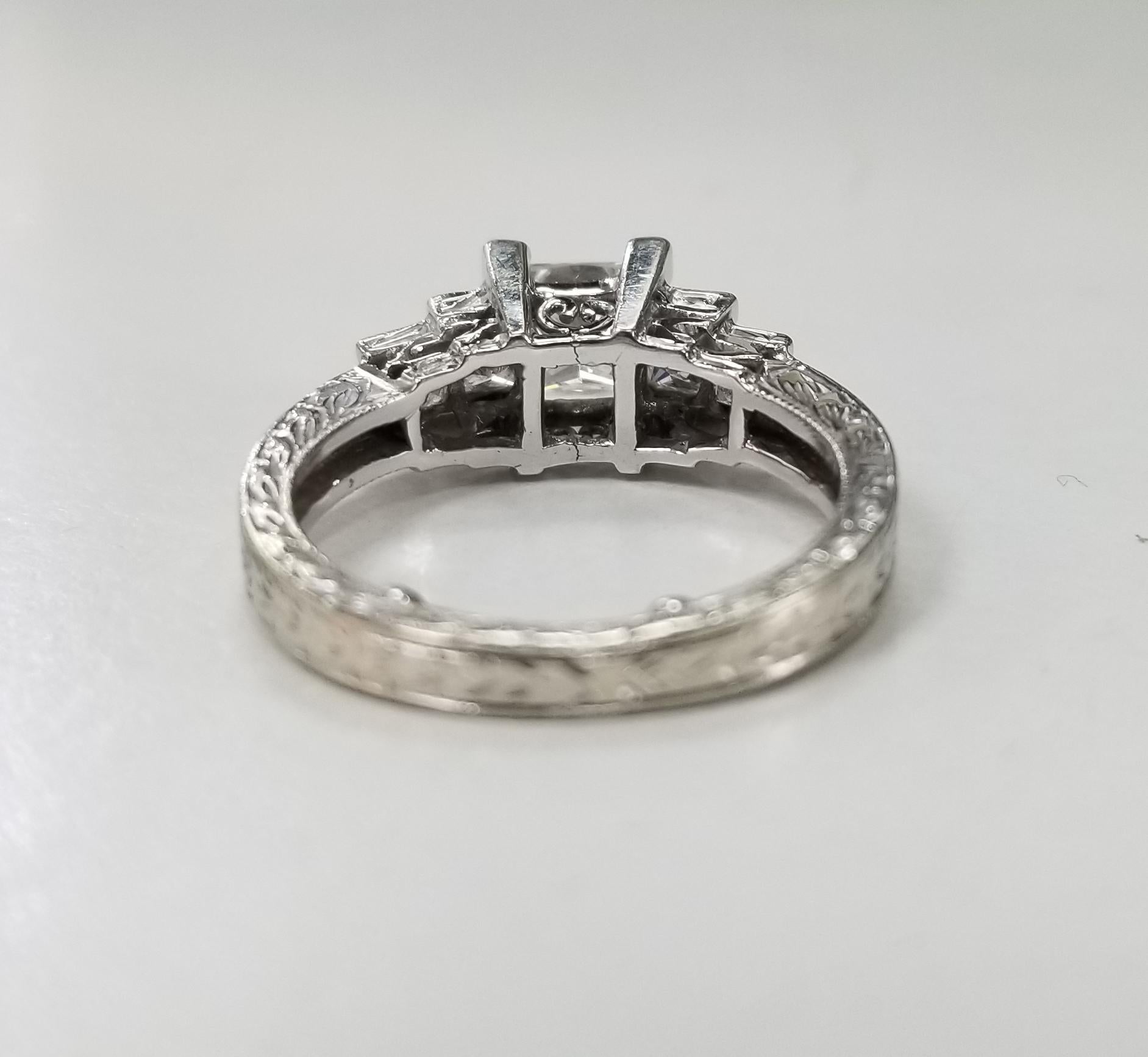 white gold engagement rings