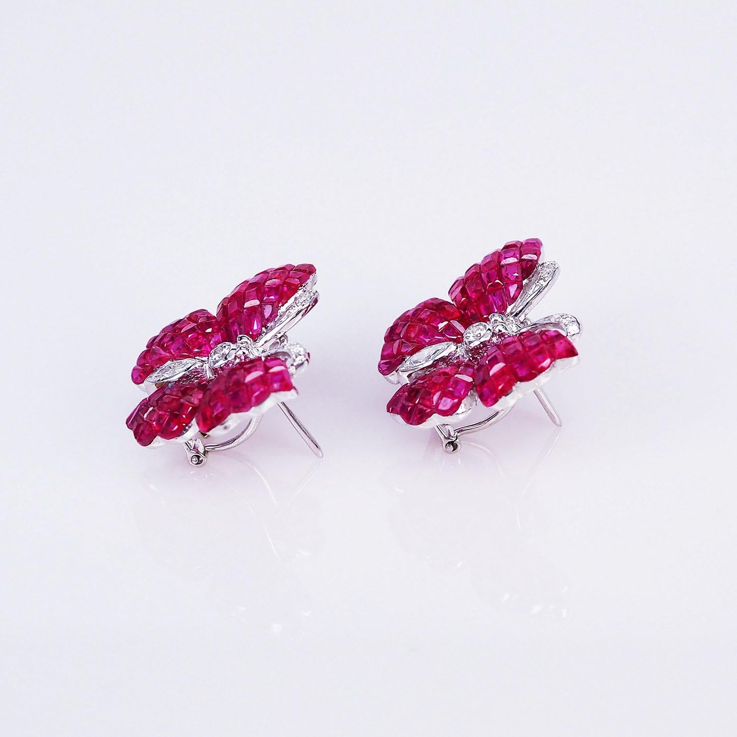 cartier butterfly earrings