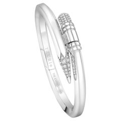 18K White Gold Large Expression Bracelet
